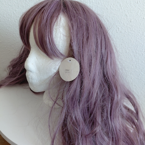 Lavender Wavy Hair Wig - Picture 3 of 8